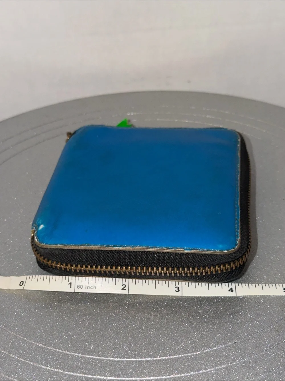 Comme De Garçons full zip neon wallet As-Is